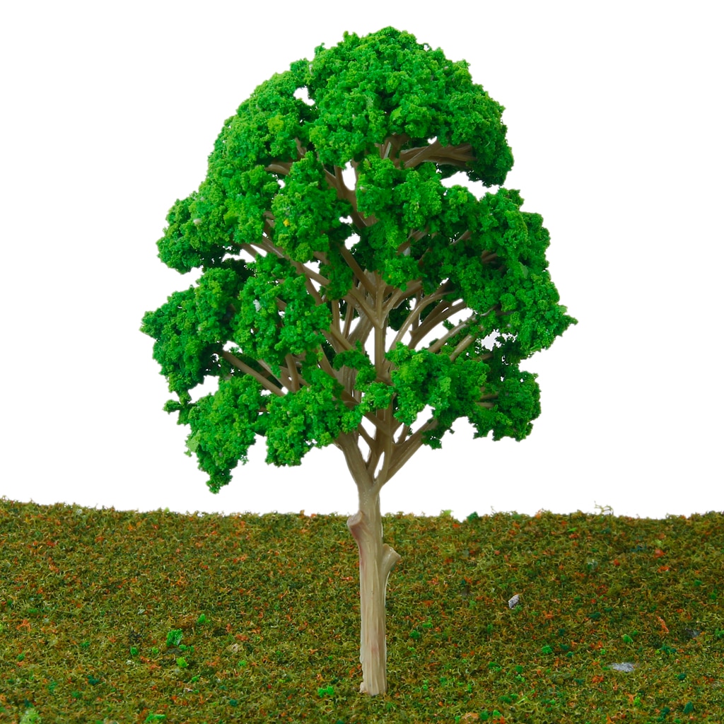 15 Cm Model Boom Bos Planten Maken Accessoires Ho Trein Spoorweg Spoorweg Landschap Diorama Of Layout, pack Van 5