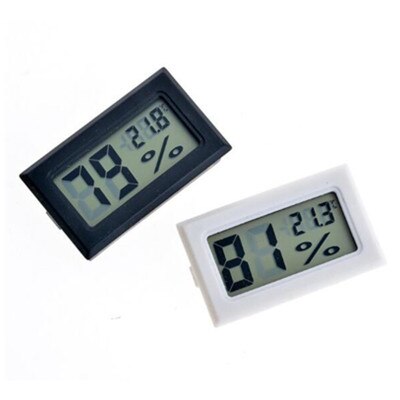 Capteur de température et humidité, Mini écran LCD numérique pratique pour l'intérieur, thermomètre et hygromètre, 1 pièce