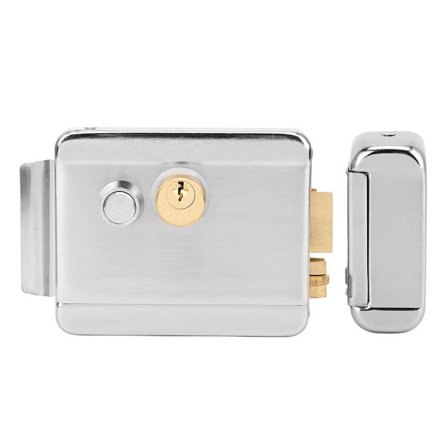 access control Double Electric Lock Anti‑Theft Doorlock Access Control Support Back Locking Left Inward Opening