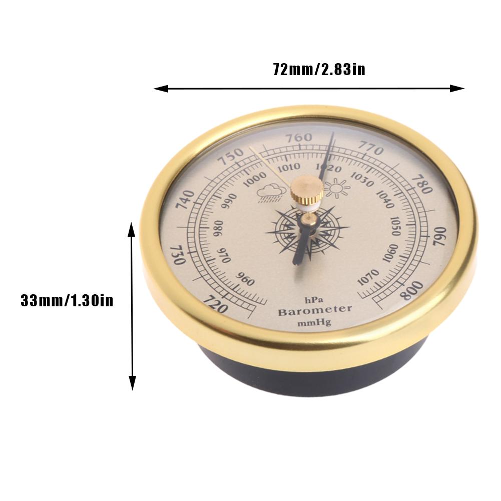 3 IN 1 Air Manometer Thermometer Vochtmeter Barometer Hygrometer voor Weersverwachting Weerstation Test Gereedschap Set