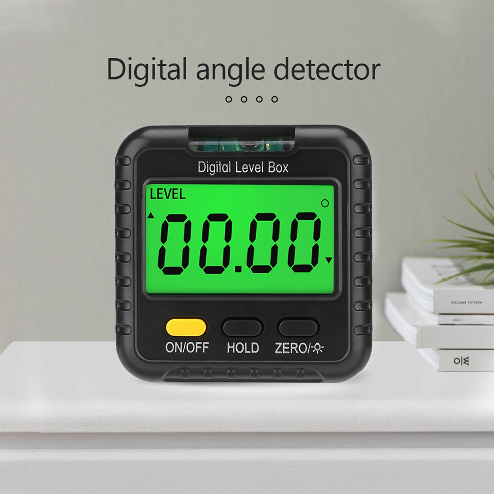 Digital Angle Finder Gauge 360 Degree Mini Digital Protractor Inclinometer Magnetic Angle Cube Electronic Level Box LCD Display