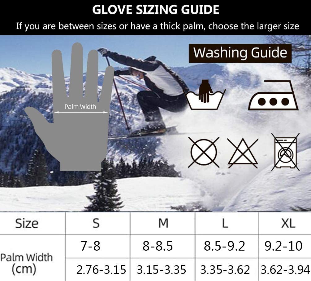 Winter Handschoenen-20 ℉ 3M Thinsulate Thermische Handschoenen Koud Weer Warme Handschoenen Running Handschoenen Touchscreen Bike Handschoenen Voor mannen Vrouwen