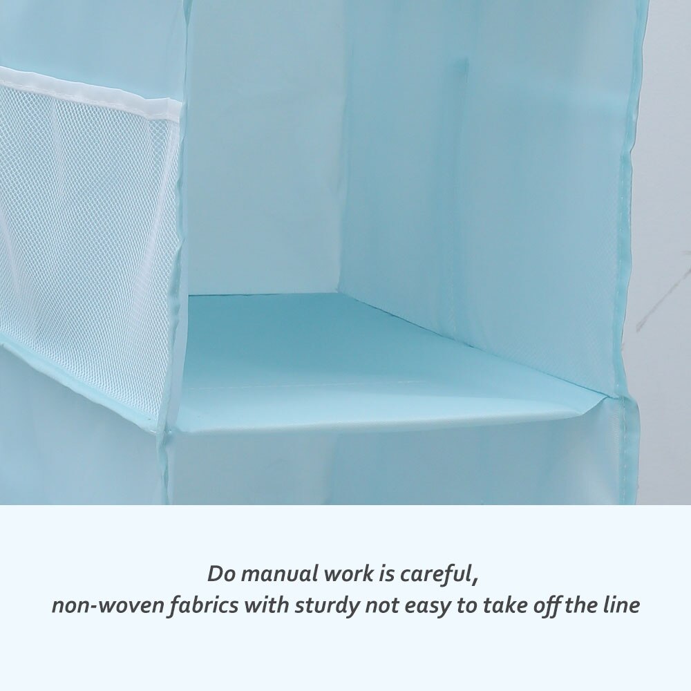Multi Layer Wardrobe Closet Organizer Shelf Hanging Shelf Non-woven Fabric Foldable Bra Clothes Storage Rack Holder Organiser