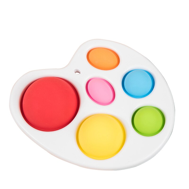 Aenses-juego de bolas de goma de tacto suave para bebé, Set de 6 uds. Con textura para desarrollar la actividad del bebé: DD086