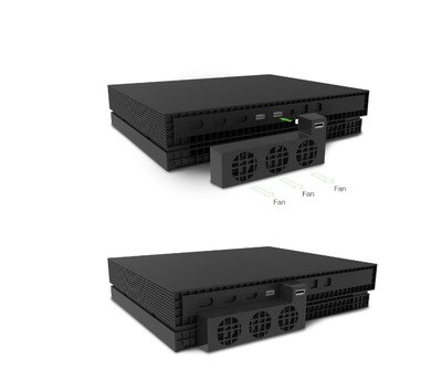 per xbox uno gioco consolle raffreddamento fan XboxONE X ospite parte posteriore temperatura controllo fan termosifone In piedi: Default Title