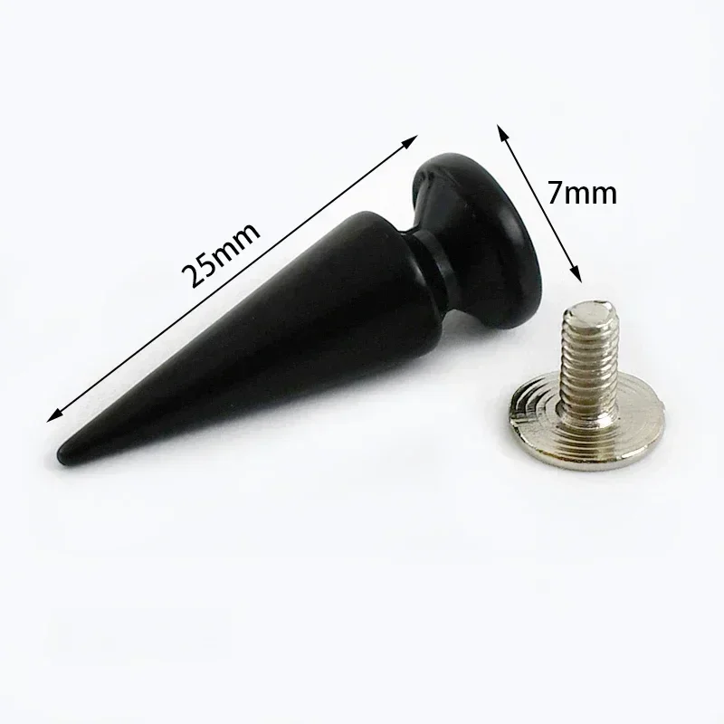 5/10/20 Stuks Metalen Kegel Studs Klinknagels Handtas Kledingstuk Punk Nagels Schoenen Portemonnee Schroef Knoppen Diy lederen Craft Hardware Accessoires: 7MM / Antique Copper