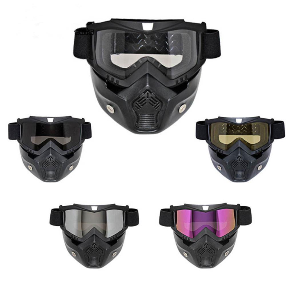 Motorrad Helm Maske Reit aus-Straße Ausrügestochen draussen Militärischen Enthusiasten CS Brille Maske