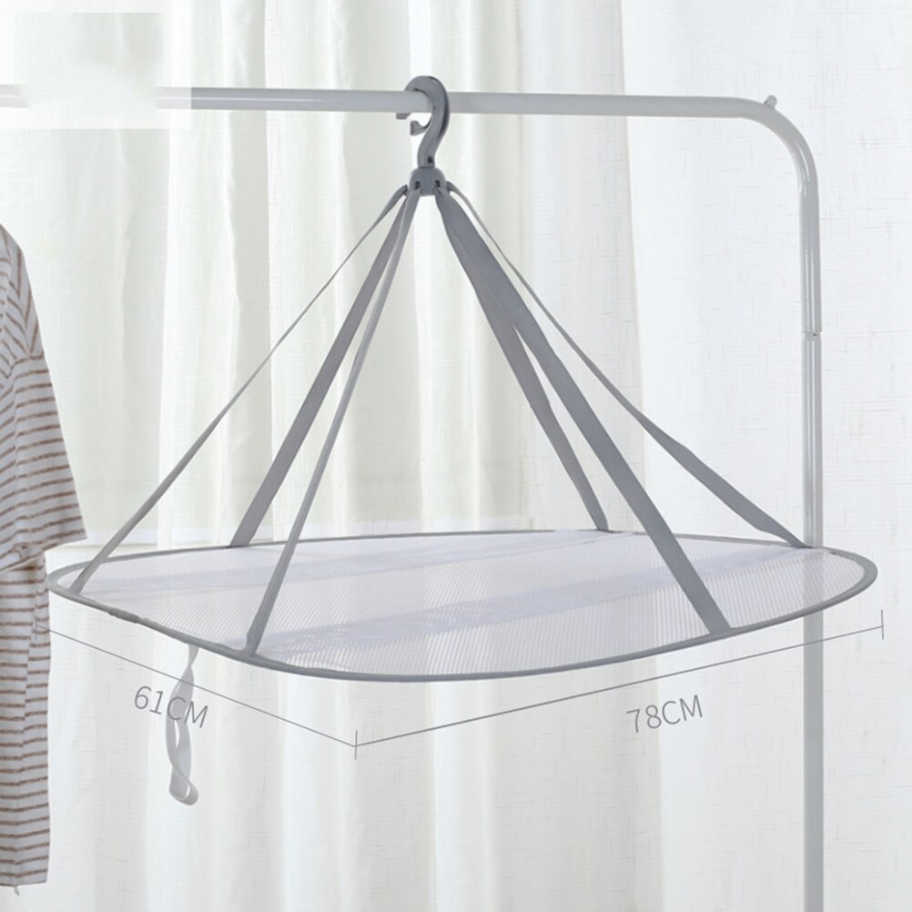 1 stk mesh tøj tørrestativ hængende tørretumbler foldet sweater t-shirt vasketøj tørretøj kurv rack