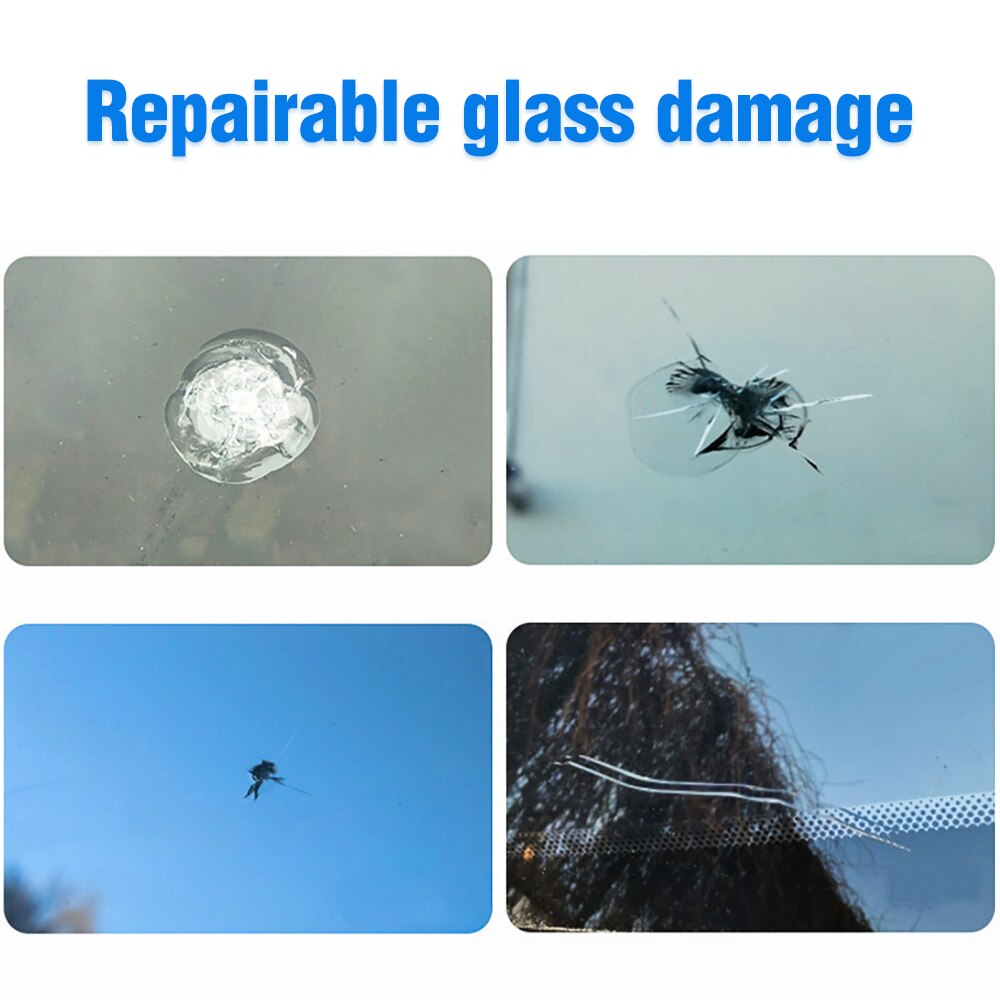 Auto voorruit reparatie gereedschap diy auto raam reparatie gereedschap raam glas uithardende lijm auto glas krassen barst herstel kit