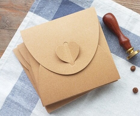 Caixa de papel de envelope para fotos, estojo em branco com 6 peças de discos de dvd cd para armazenamento de fotos e cartão convite de cartão postal do saco