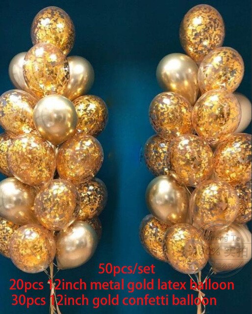 Rosa guld ballonger stjärna hjärta folie ballong bröllop födelsedag dekorationer transparent konfetti ballong födelsedagsfest dekoration: Mintgrön