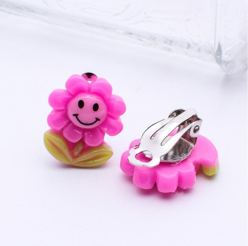 Baby Girl Cartoon Cute Flower Necklace/Bracelet/Ring/Earring Children Kids Imitation Pearls Jewelry Set Party