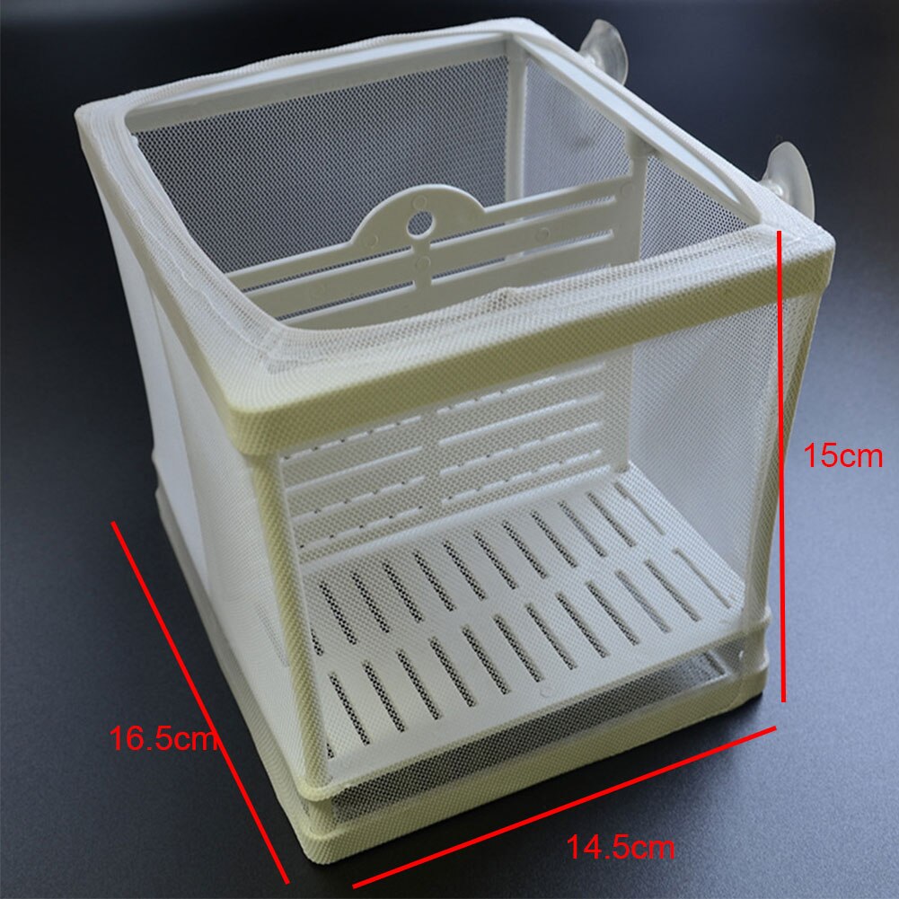 Aquarium Fish Tank Guppy Breeding Breeder Baby Fry Net Trap Box Hatchery