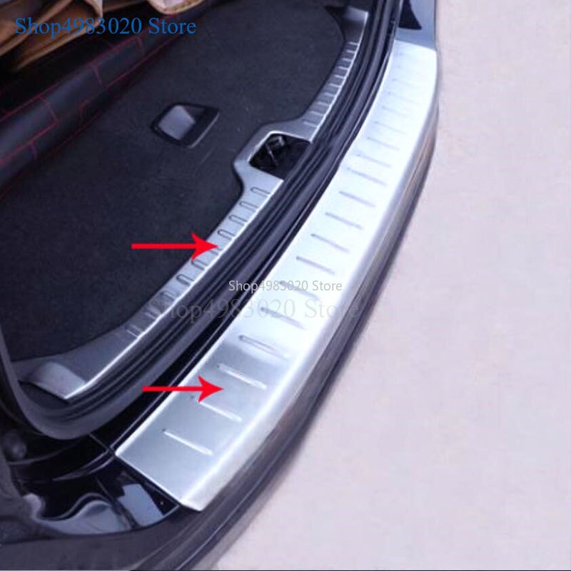 Car Styling Stainless Steel Outer Rear Bumper Trunk Fender Door Sill Plate Protector Guard Covers For Volvo XC60 XC 60