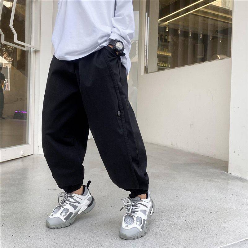 VFOCHI 2021 nuovissimo 4-14T pantaloni per ragazzi primavera autunno tinta unita pantaloni per bambini abbigliamento per adolescenti vita elastica pantaloni Cargo per ragazzo