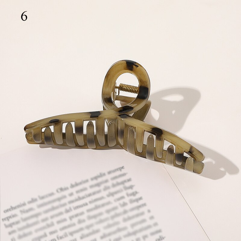 Leopard Acrylic Hair Clip Claw Clip Hair Clips for Women Hair Claw Hairpin Girl Claw Clip Hairclip Hair Accessories
