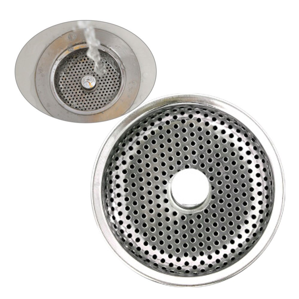 Rvs Spoelbak Zeef Riool Afvoer Filter Wastafel Vuilnis Filter Val Zeef Alle Gaten