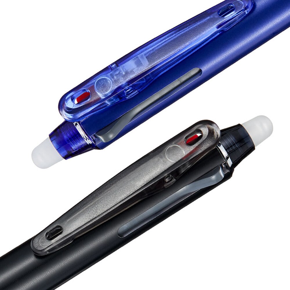 Pilot Frixion Three-color Erasable Pen LKFB-60EF 60UF Press Multi-function Pen 0.38/0.5mm Grinding Friction Pen Student