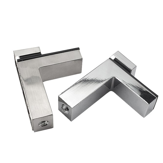 10PCS Adjustable Glass Clamp F shape Glass Plated Brackets Zinc Alloy Chrome finish Shelf Holder Support Brackets Clamps Home