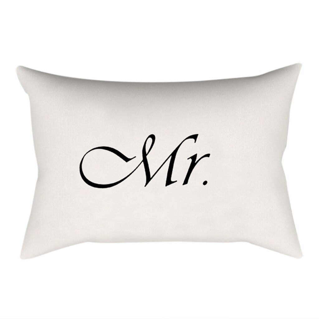 Funda de almohada de felpa corta blanca decorativa, fundas de cojines, para parejas, almohadas, juego de cama, z0605 # G30: B
