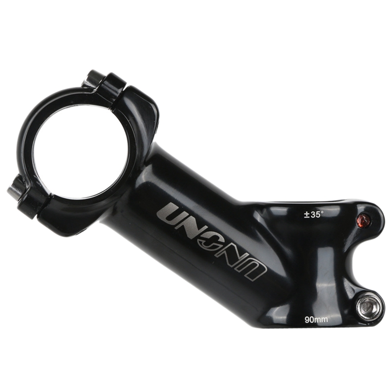 UNO Bicycle Stem 35 Degree MTB Bike Stem Aluminum Alloy Stem 31.8 Front Fork Bicycle Accessories Stems: black