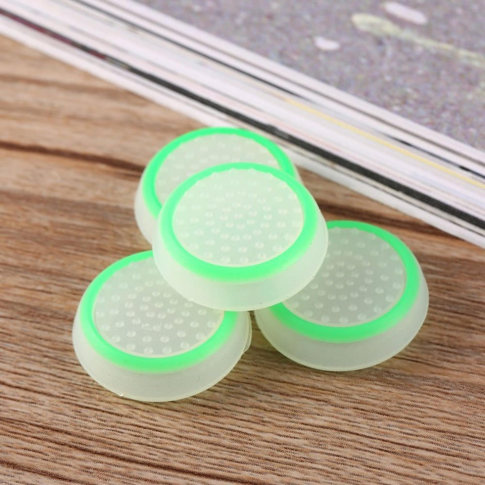 4 pcs Silicone Analog Thumb Stick Grips Cover for PlayStation 4 PS4 Pro Slim for XboxController Thumbstick Caps for Xbox One
