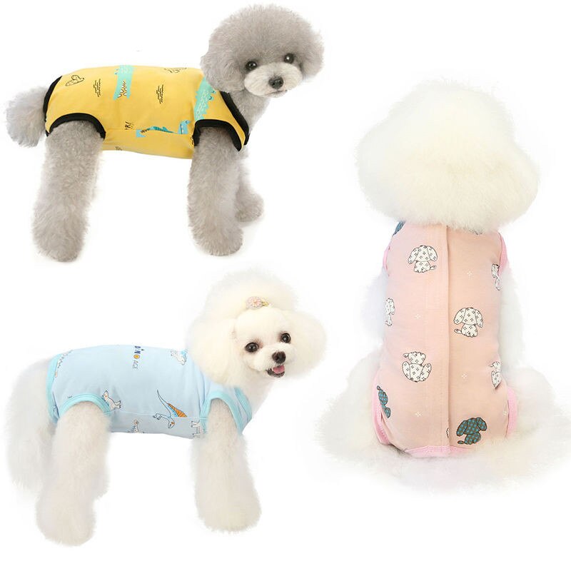 Cat Clothes Surgical Recovery Suit for Abdominal Wounds Skin Diseases After Surgery Wear E-Collar Alternative for Puppy Pet Dogs