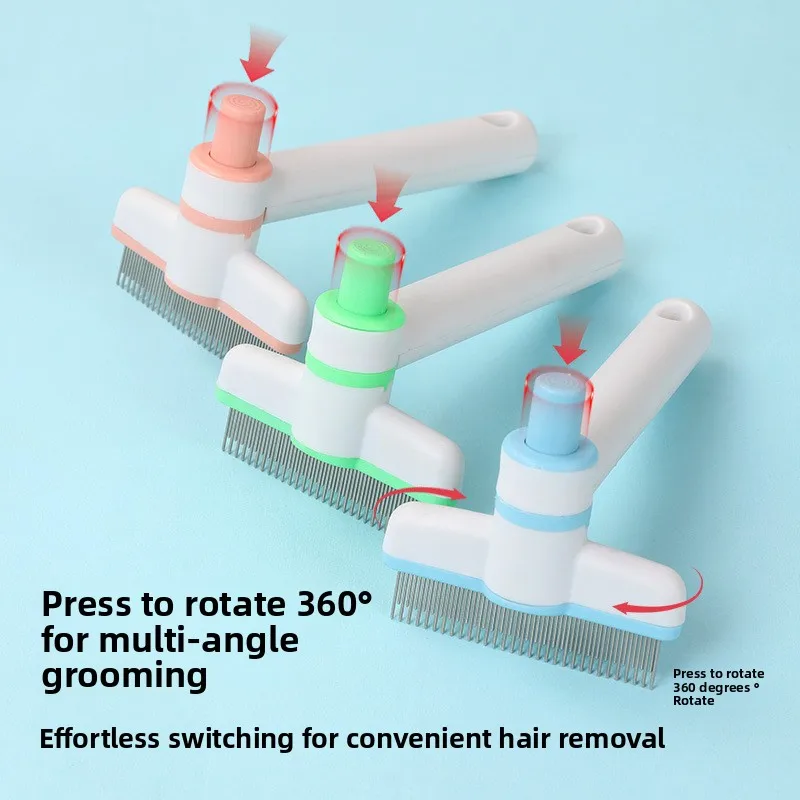 Pet Cat Comb Cat and Dog Hair Removal Brush Cleaning Hair Cleaner Beauty Cleaning Supplies Cat and Dog Universal Pet Supplies
