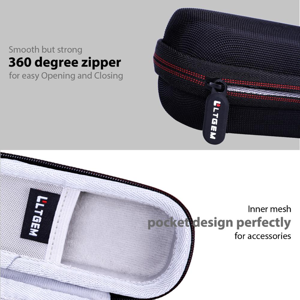 Ltgem støtsikker eva hard case for leapfrog rocklt twist håndholdt læringsspillsystem