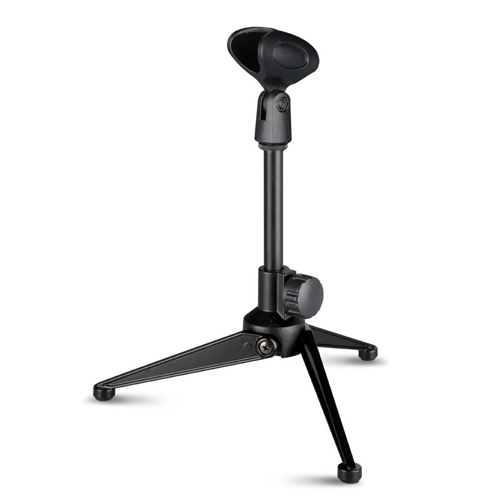 Microfoonstandaard Desktop Statief Mini Draagbare Tafelstandaard Verstelbare Mic Stand Mic Clip Houder Beugel Lichtgewicht Beugel