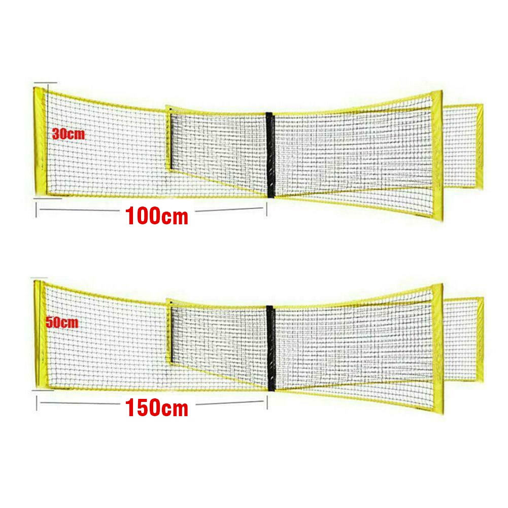 Indoor Outdoor Sports Equipment Beach Sand Lawn Cross-shaped Volleyball Net 100X30cm/150X50cm