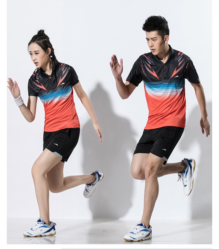 DIY badminton t-shirt men,women tennis clotheS , clothing table tennis , ping pong tracksuit,uniforms vetement tennis for cp