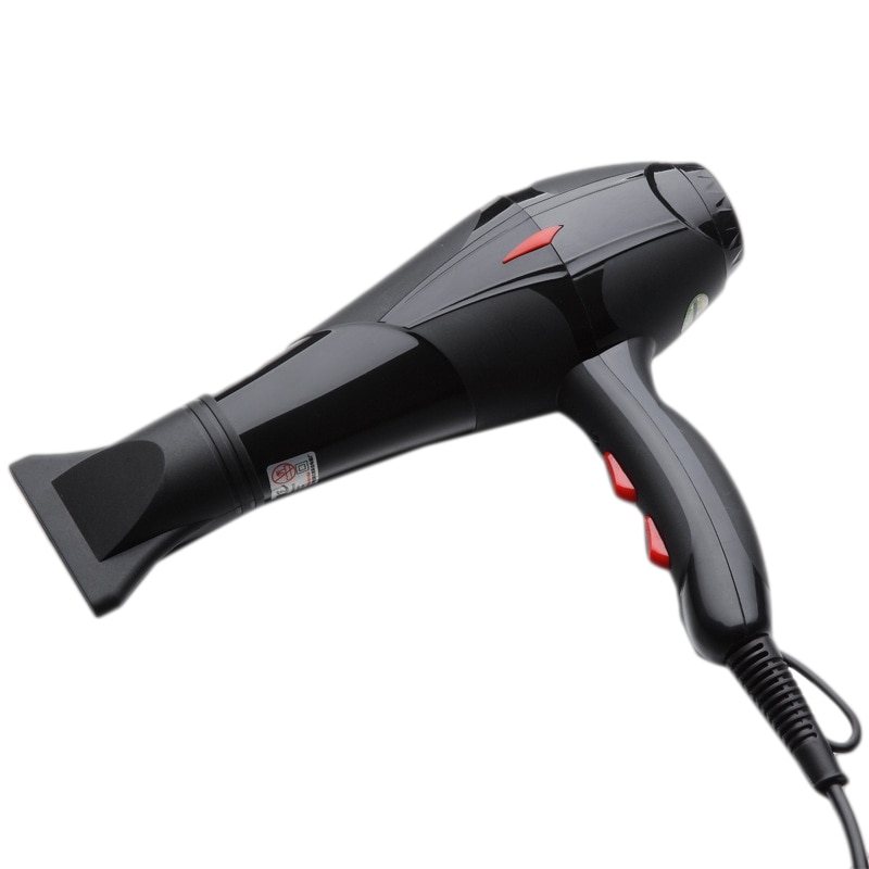 Professionele Elektrische Föhn Salon 3 Speed 2 Warmte Kappers Blow 2400W Salon Föhn Eu Plug: Default Title