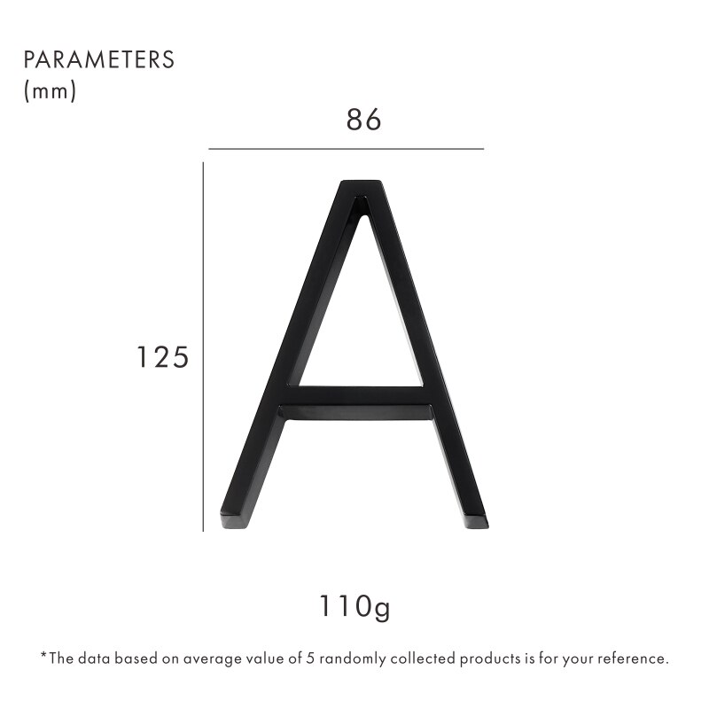 Dooroom – chiffres en alliage de Zinc 0-9 lettres A B C, noms de société, plaque de porte, numéro de maison, numéro de pièce, numéro de sol d'hôtel, panneau de Villa: Bronze