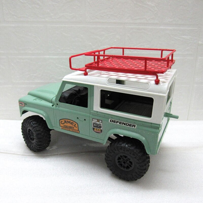 Para mn d90 d91 d96 d99 mn90 mn99s 1/12 rc carro atualizar peças de metal bagagem transportadora bandeja rack telhado acessórios