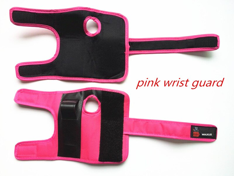 Protezioni polso della Mano palma Supporto pad Polso avvolgere per Pattinaggio A Rotelle Sci Snowboard scooter Equipaggiamento Protettivo per Bambini Delle Donne Degli Uomini: Colore rosa / 10 to 25kg