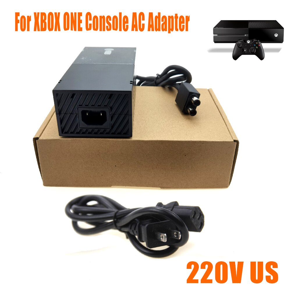 AC Adapter for XBOX ONE Host Power Adapter In 100-240V Charge Charging Power Supply Cord Cable Gaming Machine Power Supply: 220V US Plug