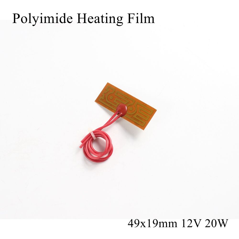 Plaque Film chauffant en Polyimide 5V 12V 24V PI | Coussin pour panneau chauffant électrique, tapis électrotherma adhésif Flexible, aluminium chauffant l'huile