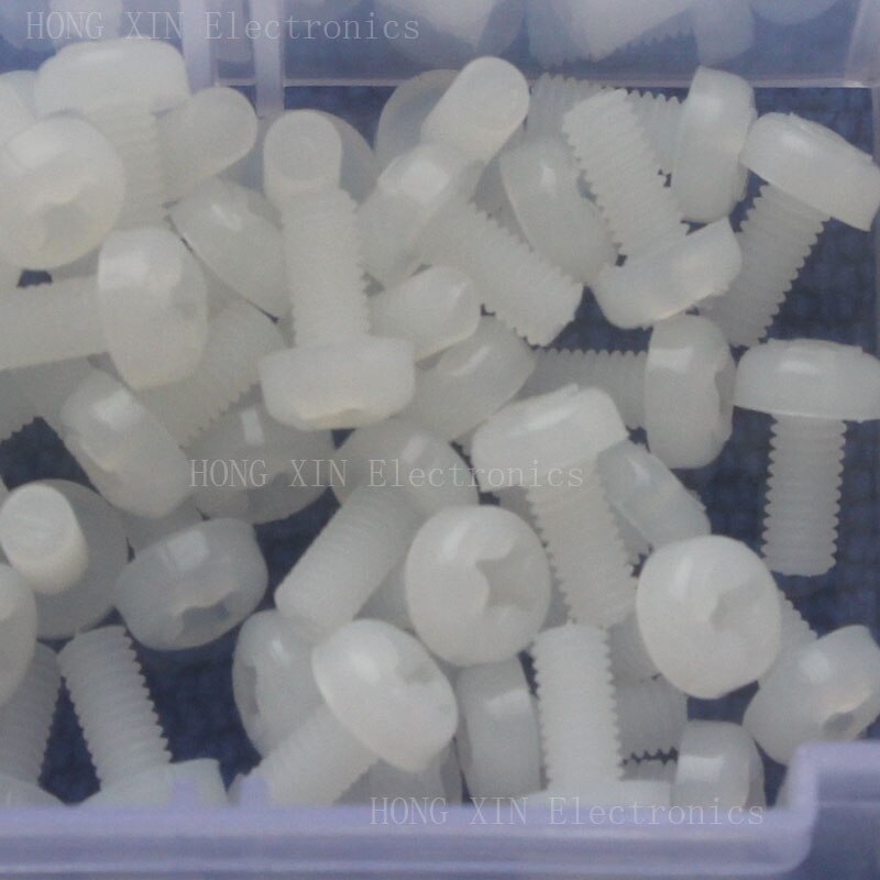 Kit d'assortiment de boulons en Nylon, 180 pièces, entretoises à filetage hexagonal M3, vis PCB, écrous, matériel de fixation,