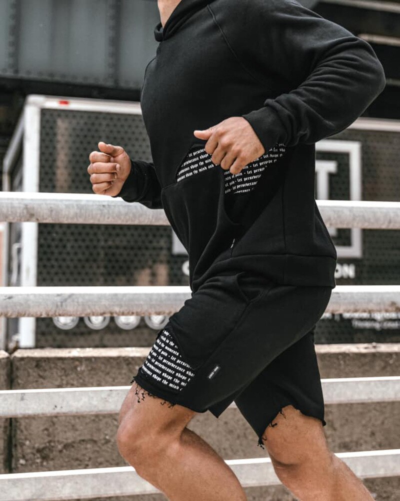 Men Brand Hoodies Gym Sport Running Training Fitness bodybuilding Sweatshirt Outdoor Sportswear Male Hooded Jacket Hoodies