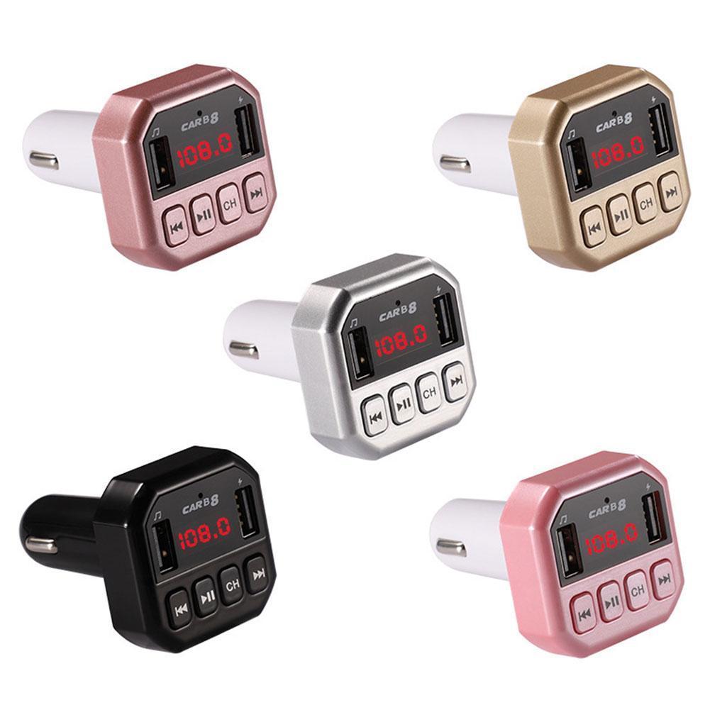 Bluetooth Car MP3 Vehicle Player Wireless FM Transmitter Audio Modulator Adapter Bluetooth FM Slot LCD Receiver Music TF M0N3