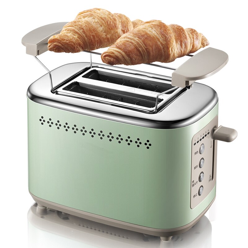 DSL-C02A1 Green Multi-functional Breakfast Toaster Toaster Mini-toaster