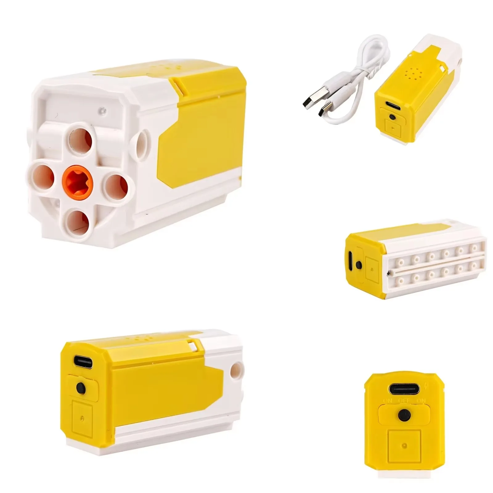 MOC Oplaadbare M L-motor APP-bediening Lithiumbatterij Blue-tooth Compatibel met 8883 High-Tech PF-montageonderdeel 9686