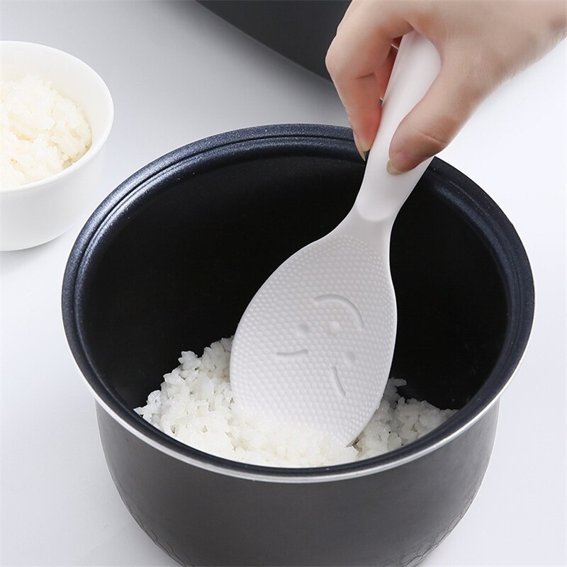 Stående ris ske scoop med smil ansigt non stick padle måltid madlavning værktøj køkken bordservice tilbehør til kæledyr mad måling