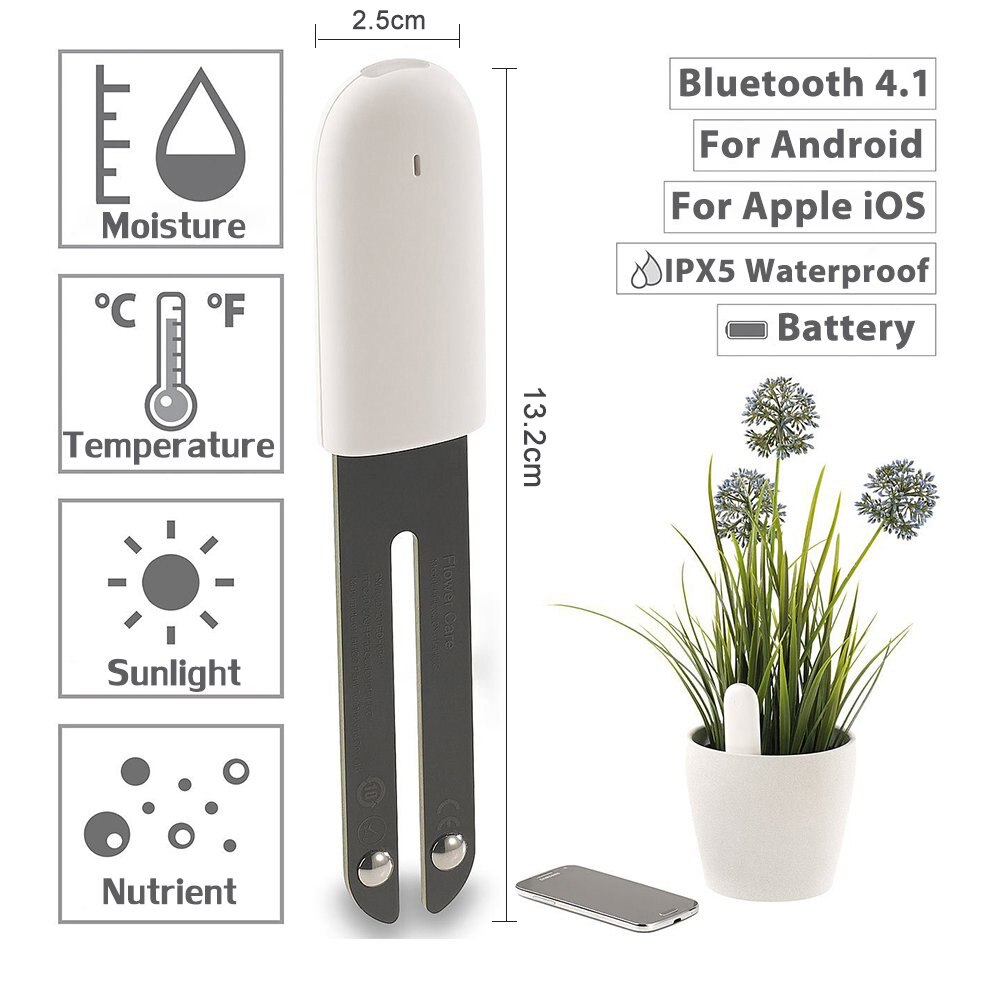 Xiaomi – moniteur numérique mi HHCC pour plantes, soins des herbes et des fleurs, testeur d&#39;eau du sol, capteur, détecteur de plantes