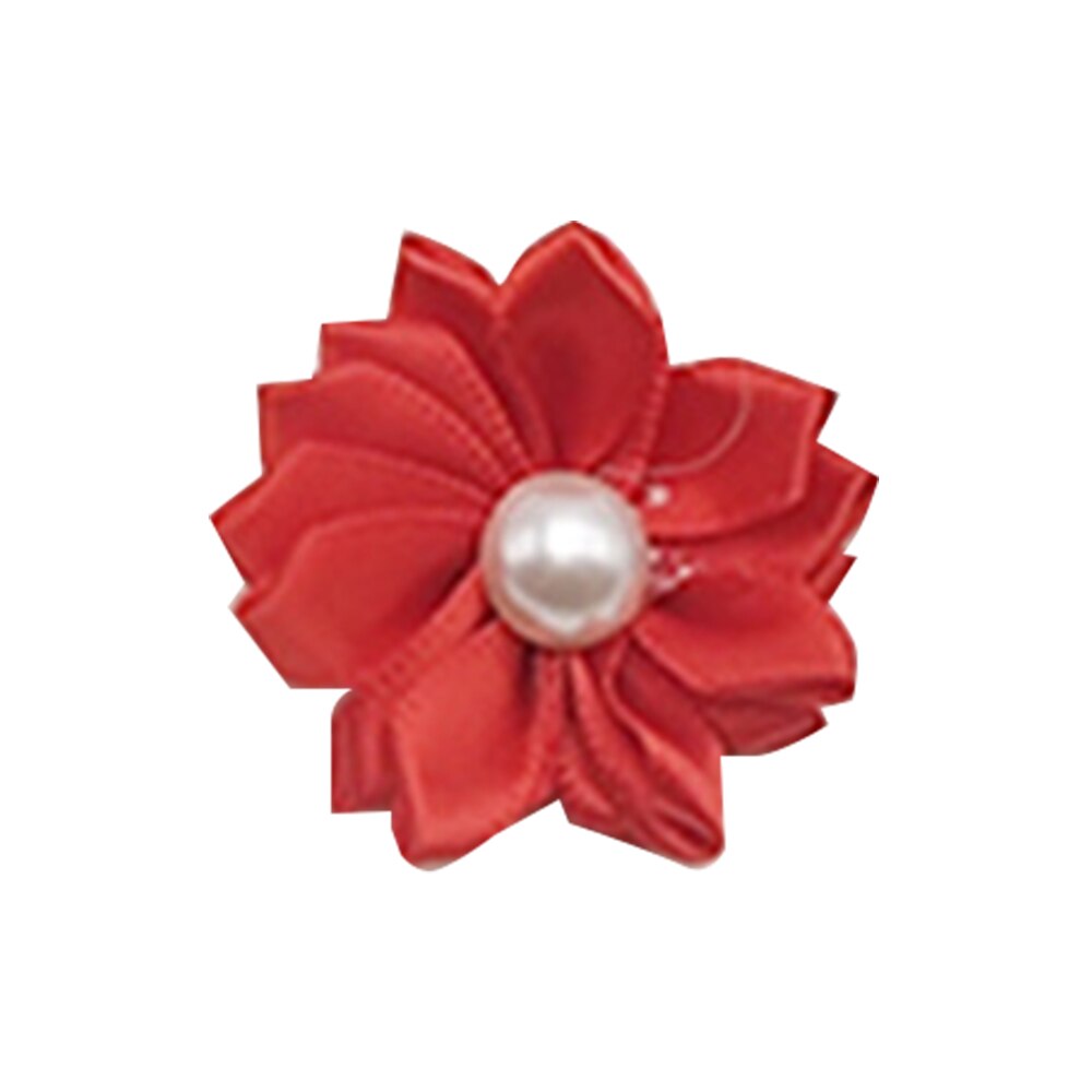Flower Dog Hair Bows Long Hair Pet Dogs Bows Rubber Band Cat Puppy Hair Clips Pet Grooming Bow Dog Accessories Perros: 1