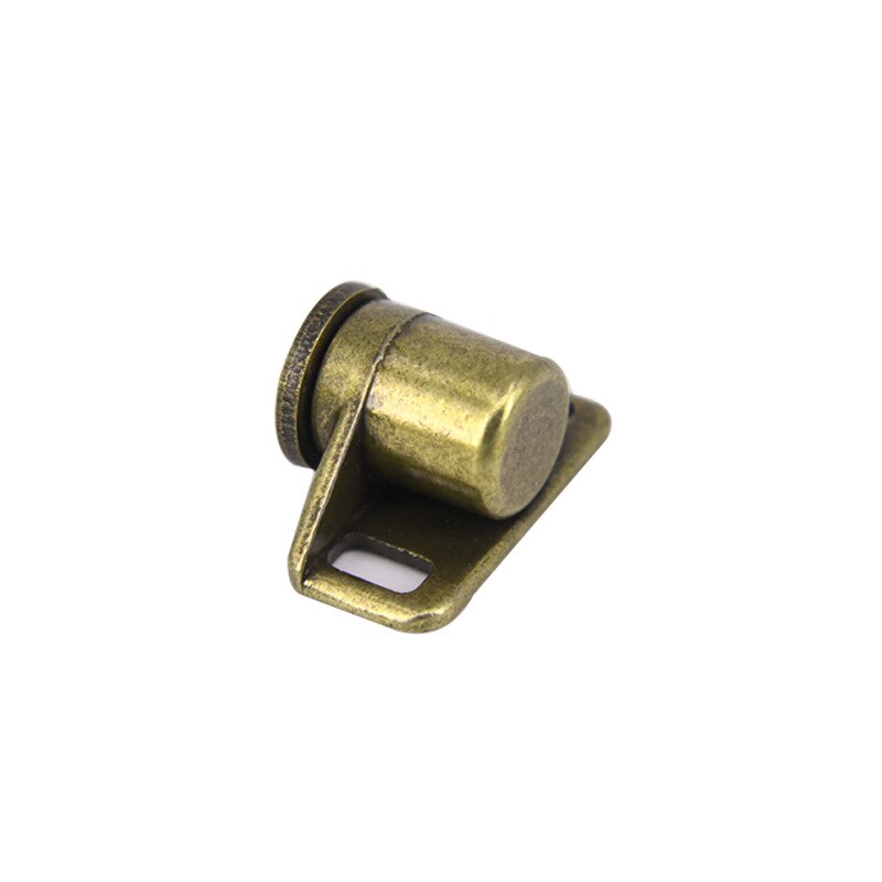 Puerta de aleación de Zinc Retro, Tope de cierre, herraje para armario, Herrajes para muebles, puerta de gabinete de impacto magnético duradera: Green bronze