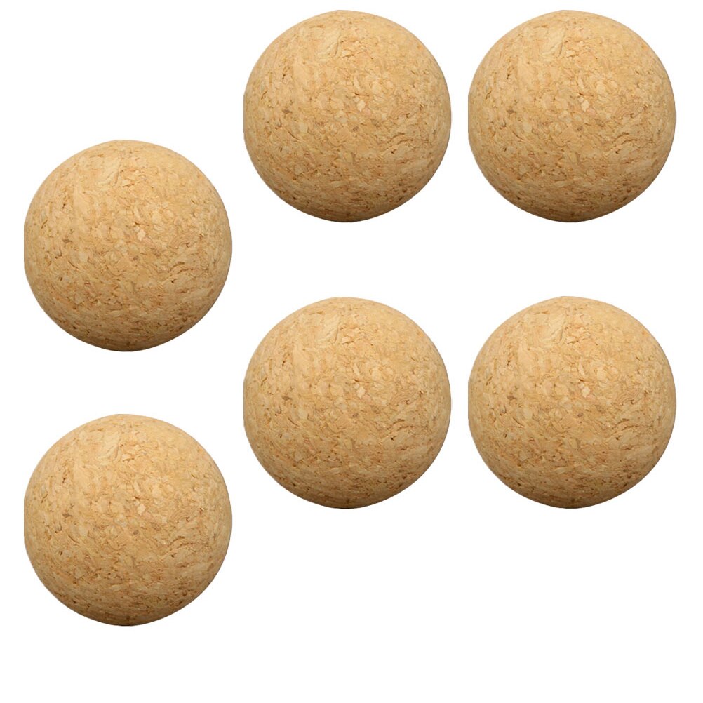 6 pcs soccer foosball cork foosball replaceable cork balls for kindergarten parents children school