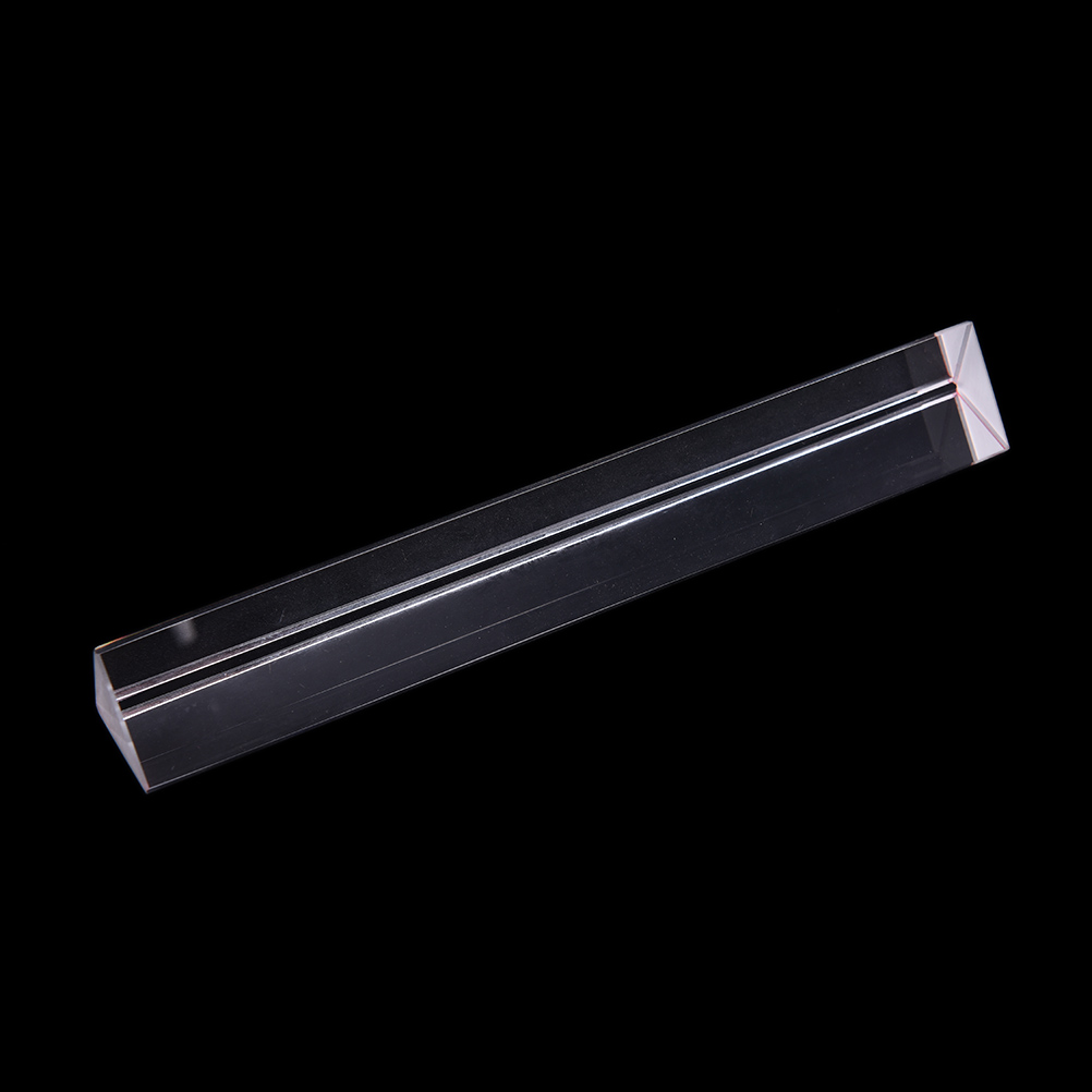 20cm mini prisme optisk glass trippel trekantet prisme refraktor fysikk eksperiment kontor skole papirvarer