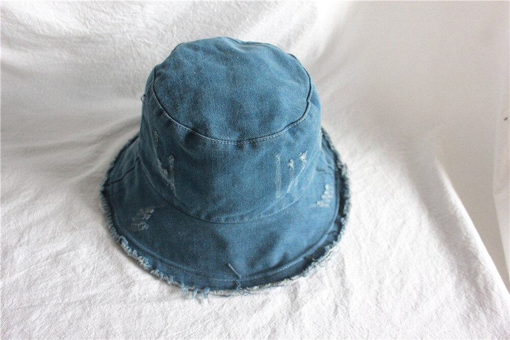 Chapéu tipo bucket hat, chapéu tipo bucket hat unissex chapéu ao ar livre,: Blue